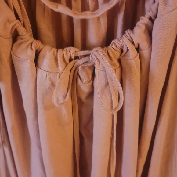 Lucky Brand Apricot Boho knit maxi dress size XL - Picture 9 of 12